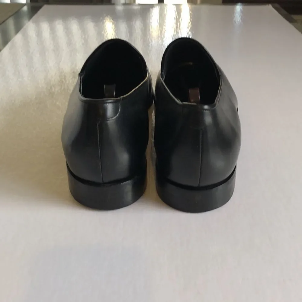 BARKER BLACK LEATHER SHOES SZ 10